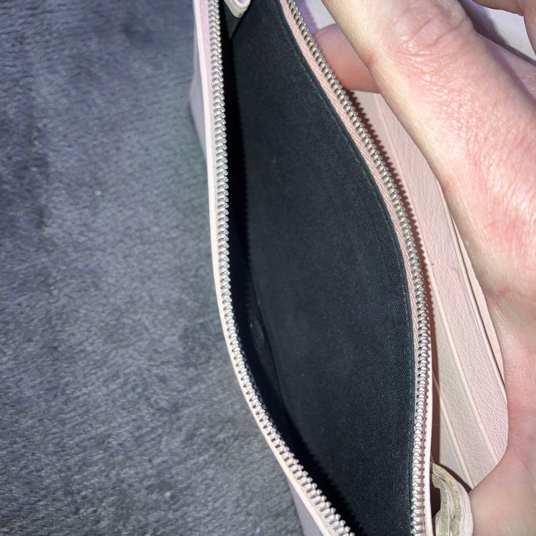 バレンシアガ　ピンク　桃色　長財布　レディース
