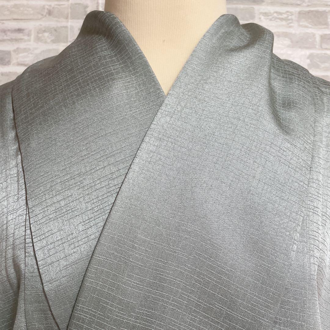 訪問着　フルセット　松　飛び立つ鶴　汕頭刺繍　綸子　金彩　入学式　P1