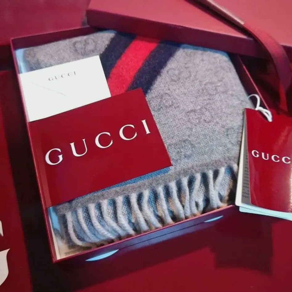 専用❤極美品箱付❤GUCCI マフラー ストール ショール スカーフ❤アルパカ