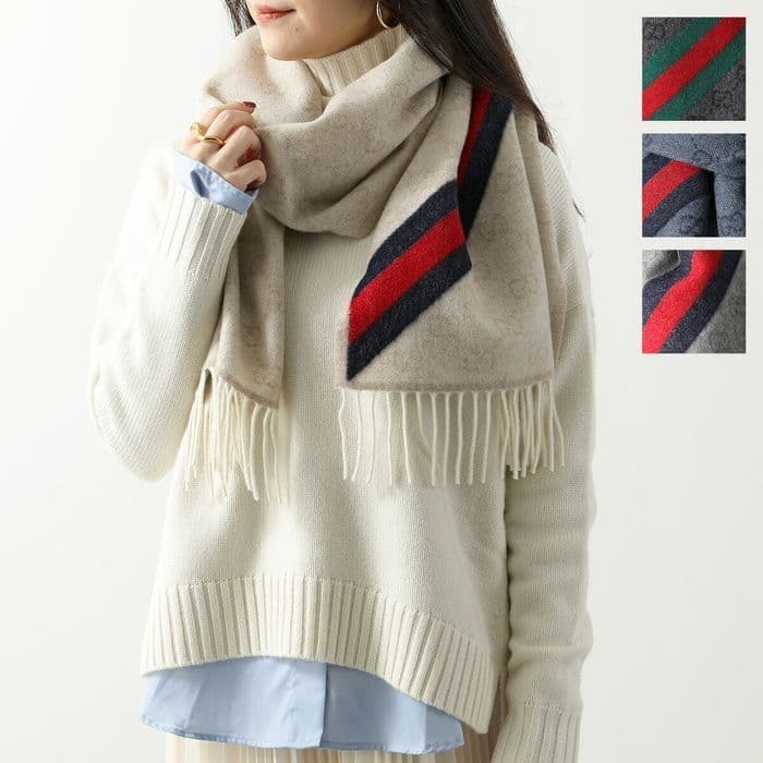 専用❤極美品箱付❤GUCCI マフラー ストール ショール スカーフ❤アルパカ