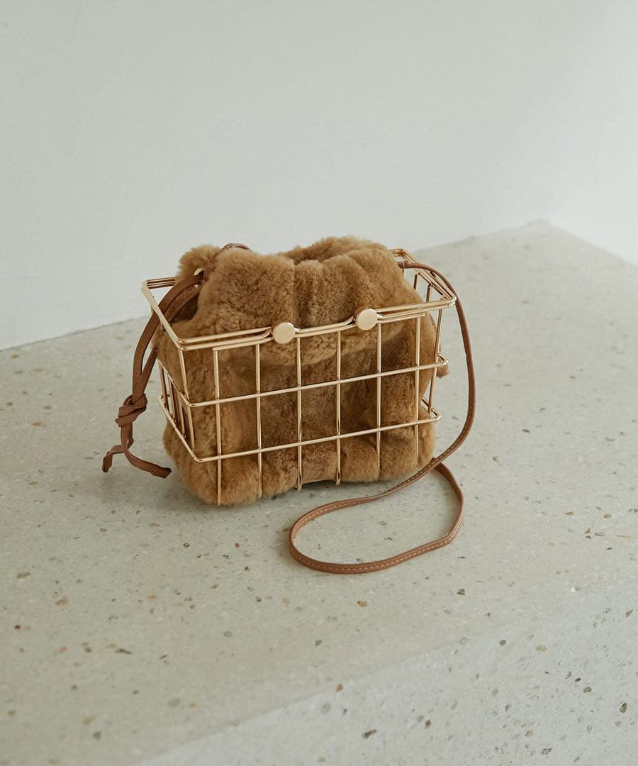 新品ザンケッティZANCHETTIマーケットバッグ MARKETBAG 茶