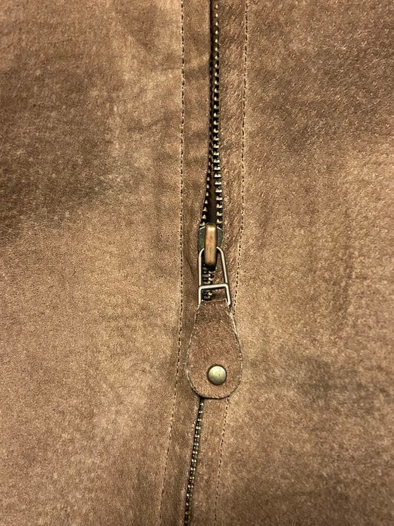 80s OLD UNIQLO ピッグスウェード ボンバージャケット レザーma1