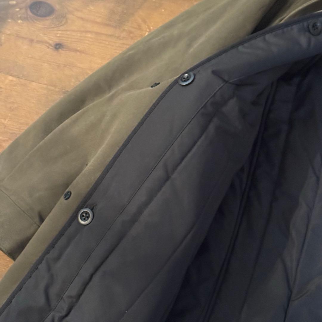 MHL.マーガレット・ハウエル COTTON NYLON HOODED COAT