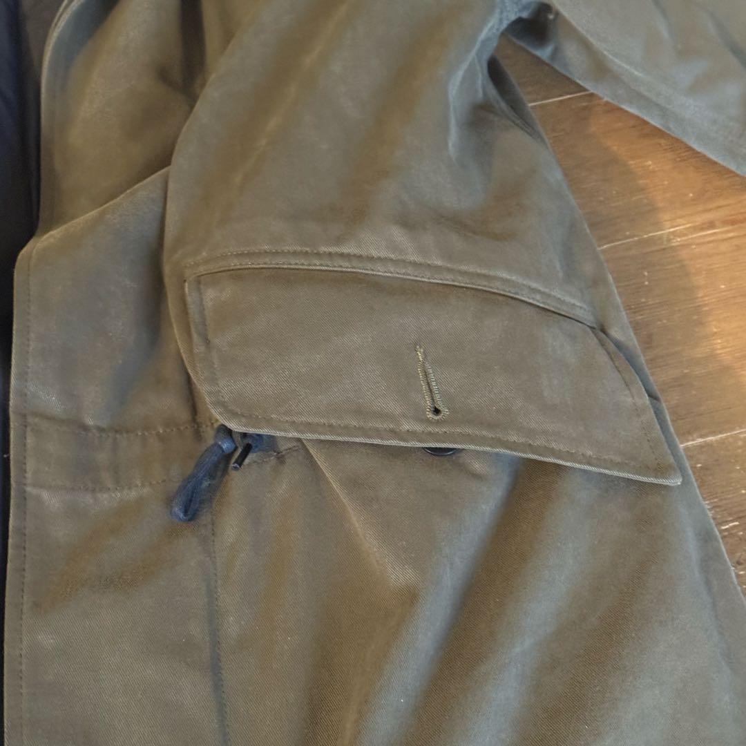 MHL.マーガレット・ハウエル COTTON NYLON HOODED COAT