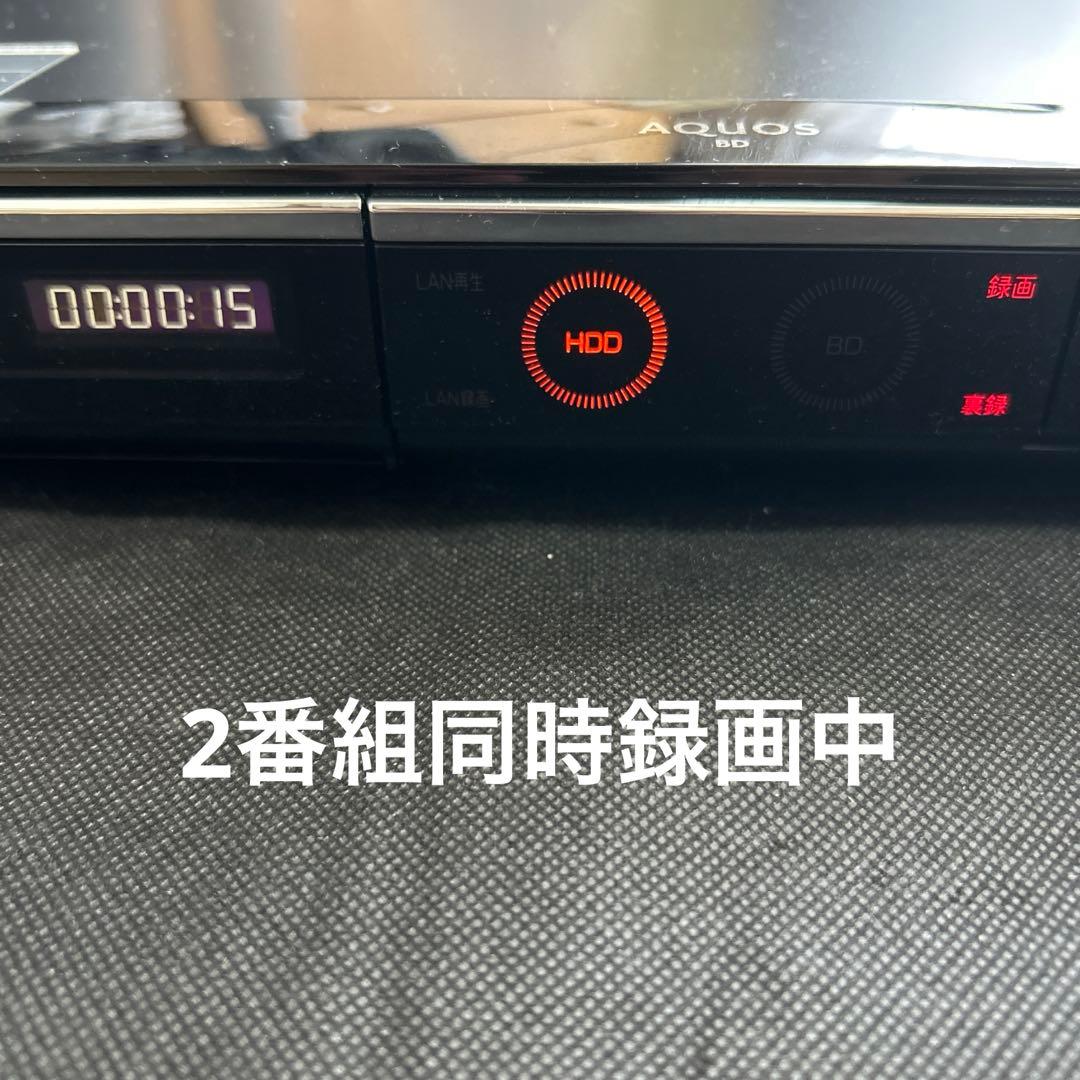 【ダブルチューナー　HDD 1TB】SHARP AQUOS BD-HDW80