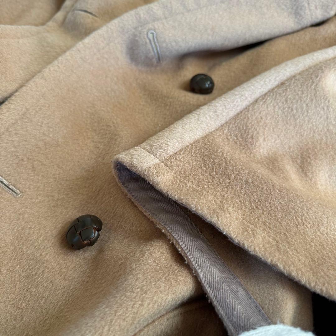 土日限定Sale10%OFF❗️イタリア製アルパカ混ウール　ポンチョケープコート