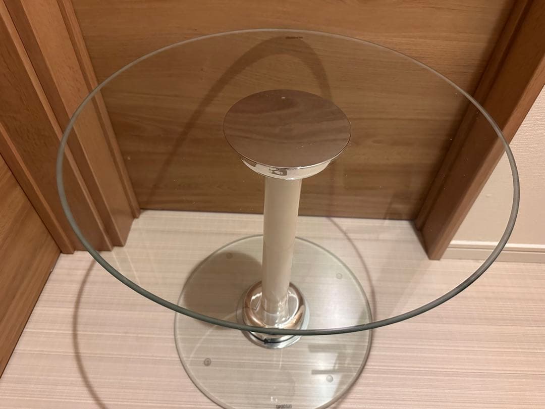 ガラステーブル インテリア スペースエイジ led 店舗什器 ミッドセンチュリー