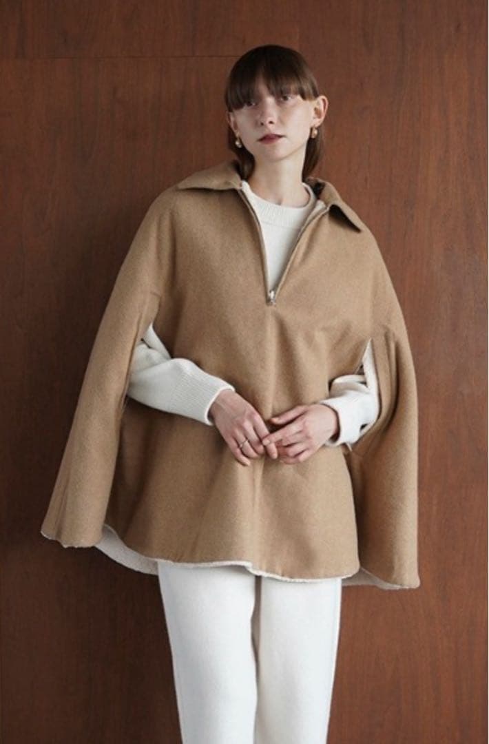 クラネCLANEケープコート2wayポンチョ