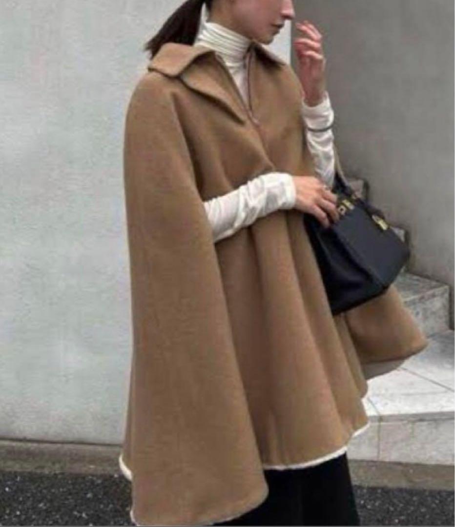 クラネCLANEケープコート2wayポンチョ