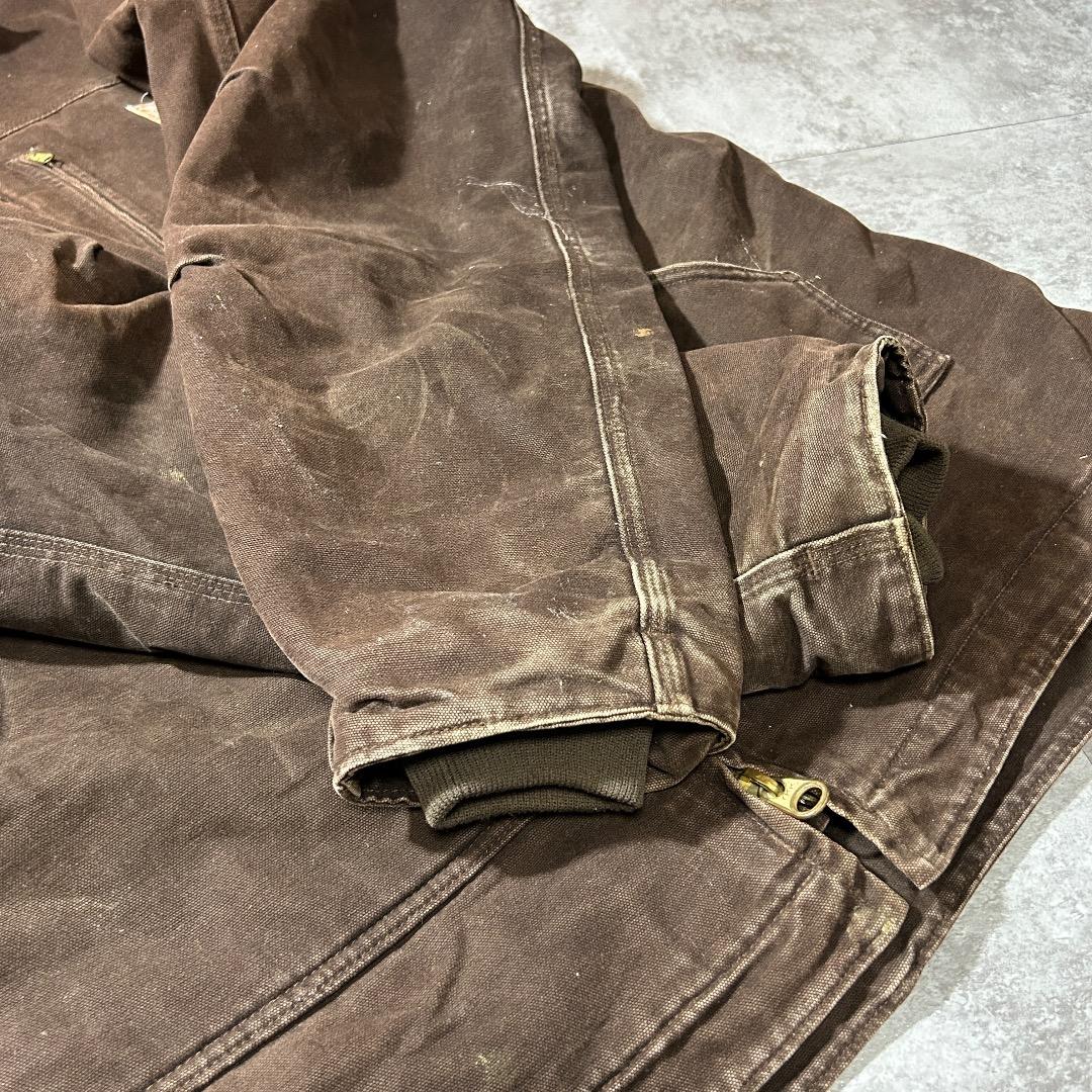 00s メキシコ製USA生地 ブラウン カーハート トラディショナルジャケット
