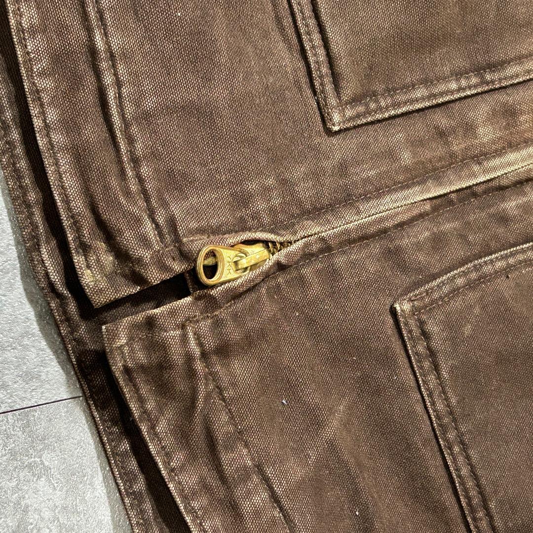 00s メキシコ製USA生地 ブラウン カーハート トラディショナルジャケット