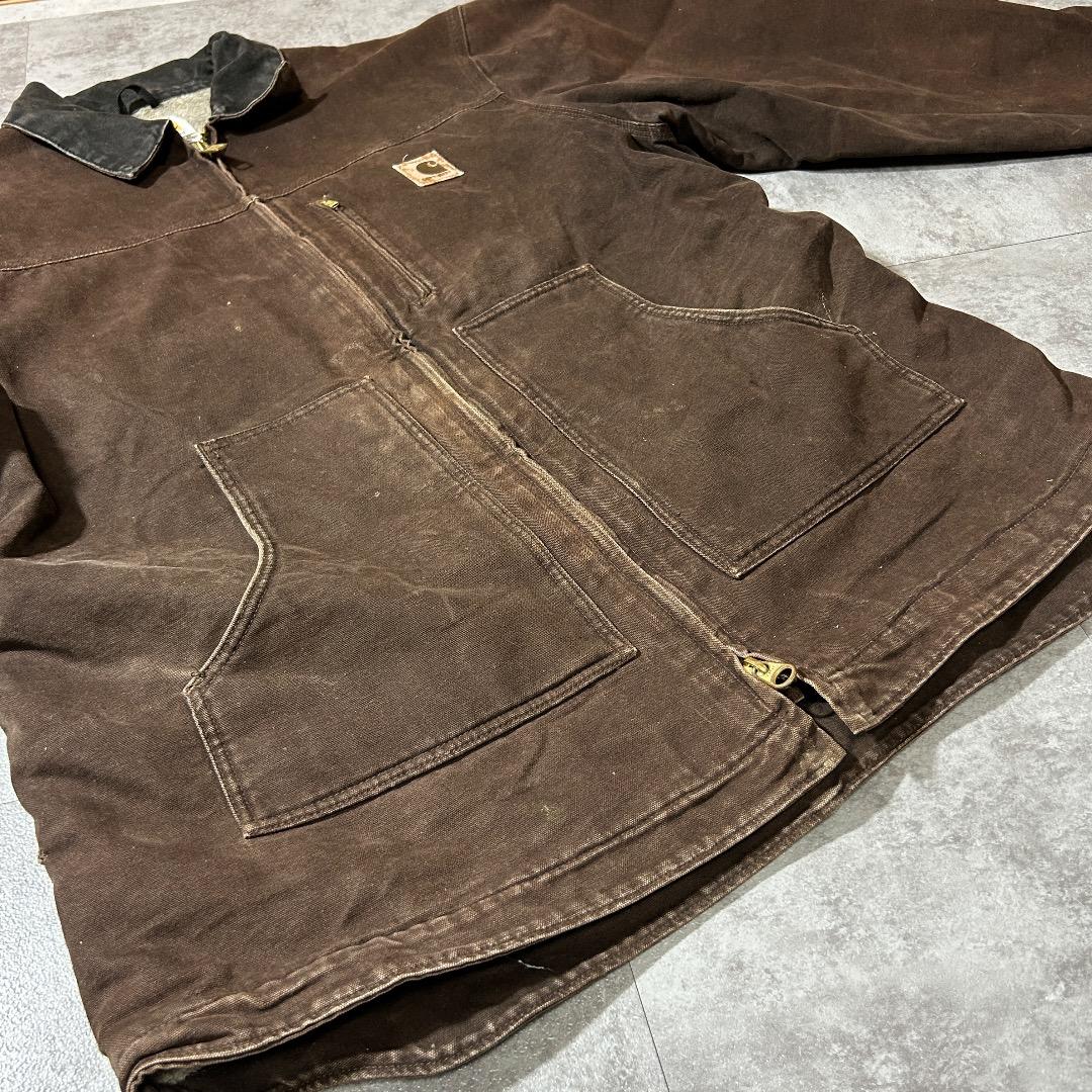 00s メキシコ製USA生地 ブラウン カーハート トラディショナルジャケット