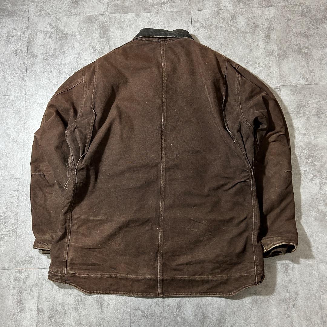 00s メキシコ製USA生地 ブラウン カーハート トラディショナルジャケット