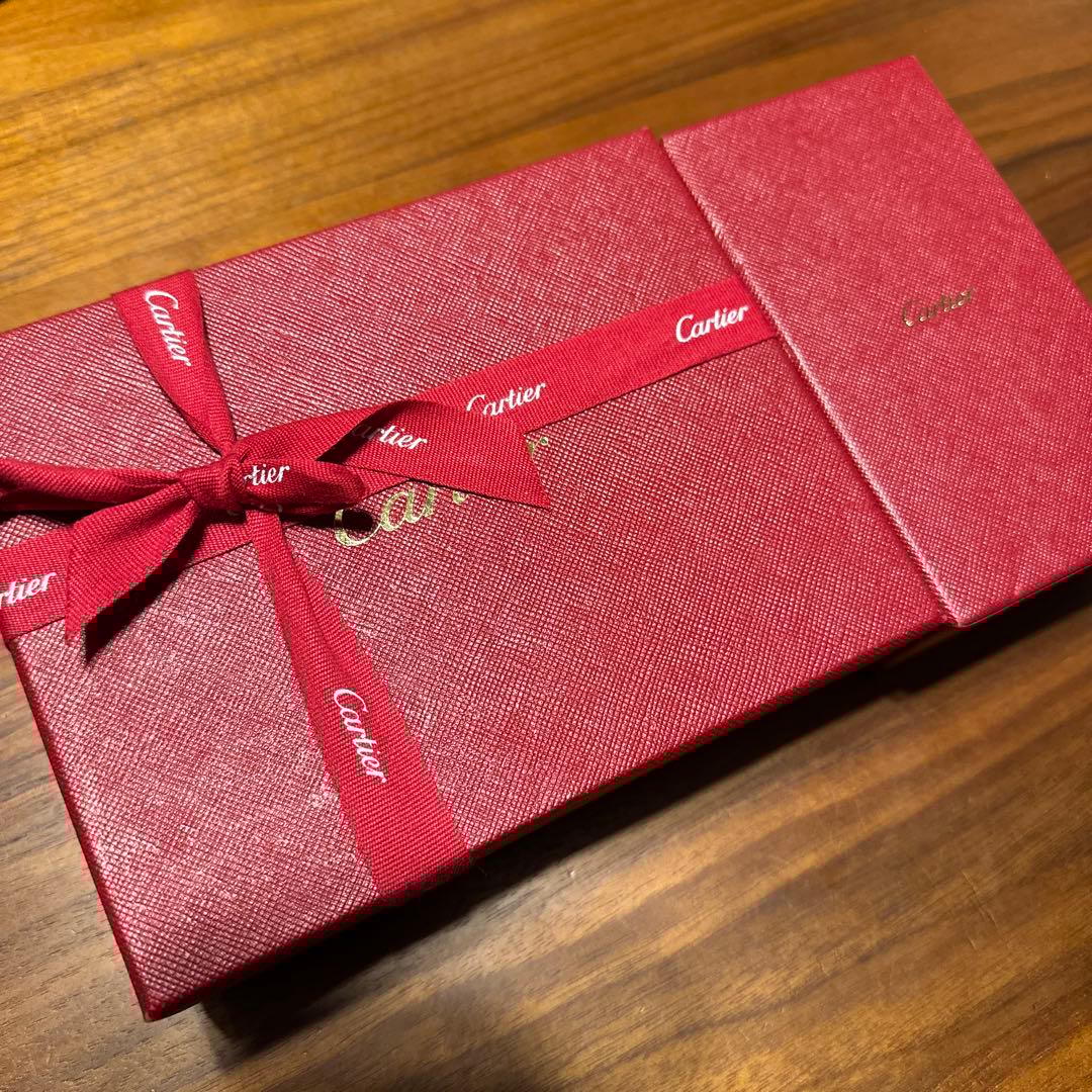 Cartier レザーマネークリップ