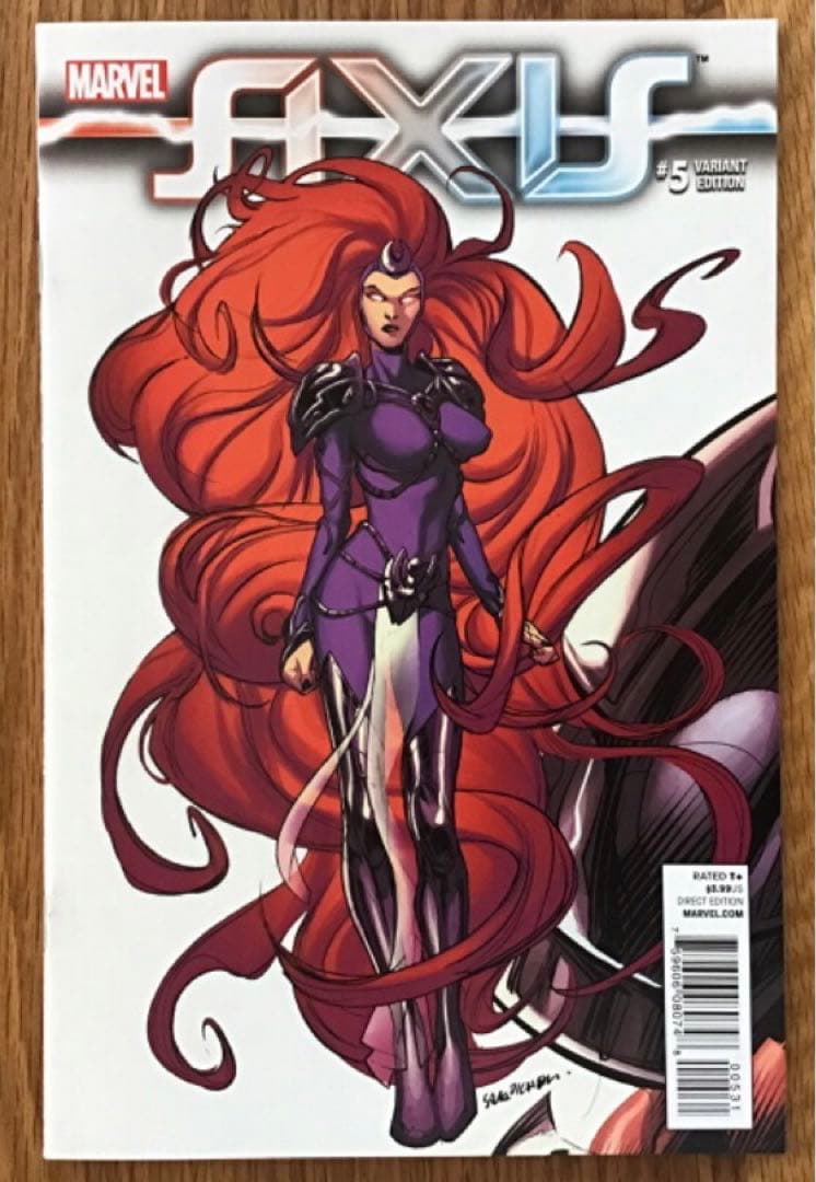 アベンジャーズ X-men AXIS インセンティブ表紙 4冊　アメコミリーフ