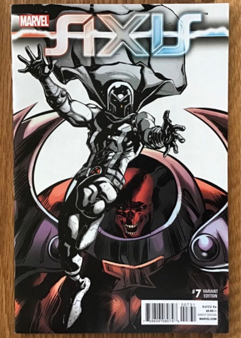 アベンジャーズ X-men AXIS インセンティブ表紙 4冊　アメコミリーフ