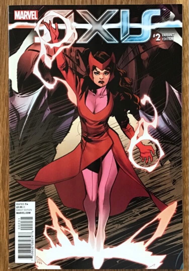 アベンジャーズ X-men AXIS インセンティブ表紙 4冊　アメコミリーフ