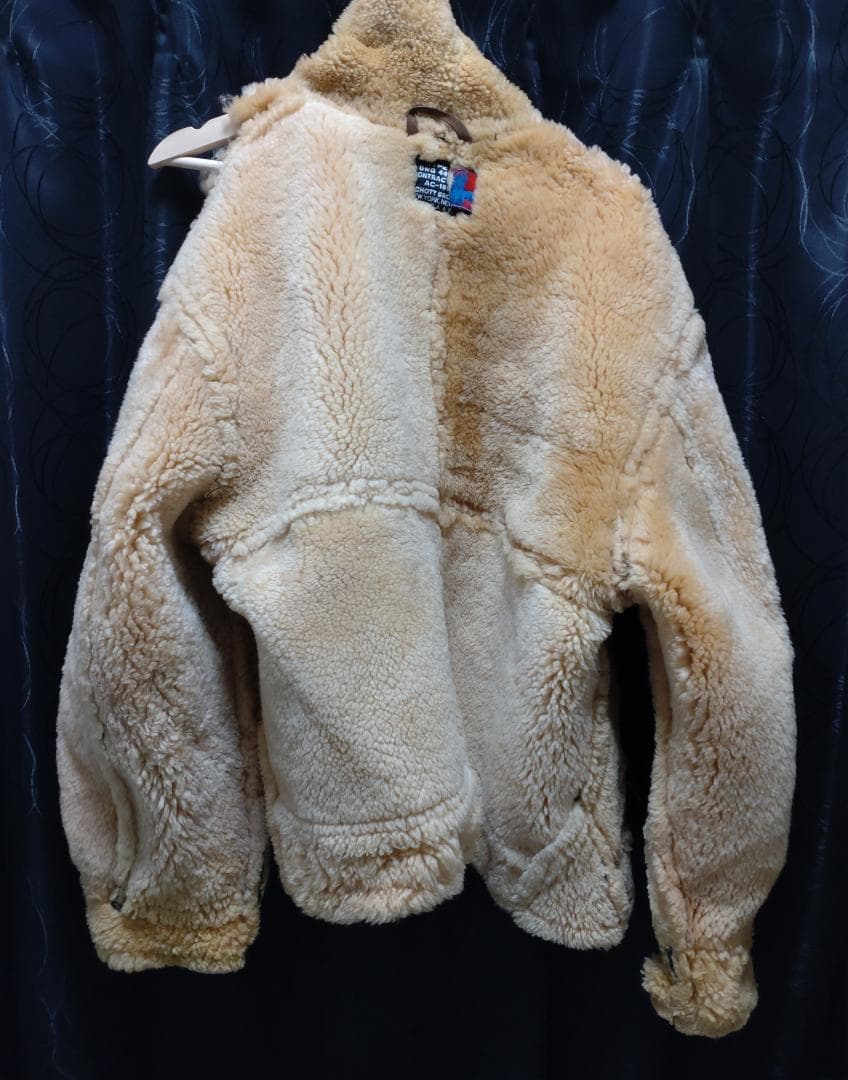SCHOTT B-3 サイズ42 ムートン フライトジャケット ビッグサイズXL