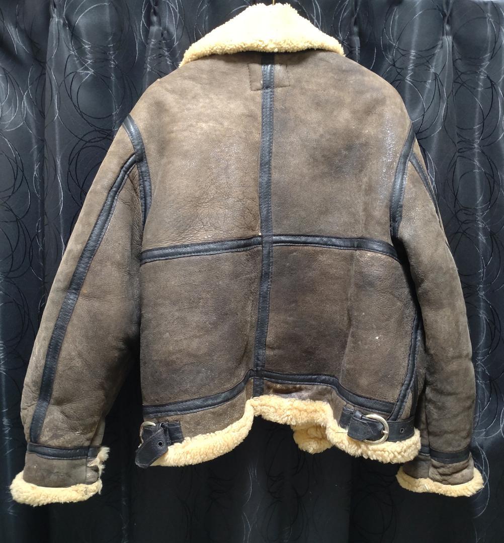 SCHOTT B-3 サイズ42 ムートン フライトジャケット ビッグサイズXL