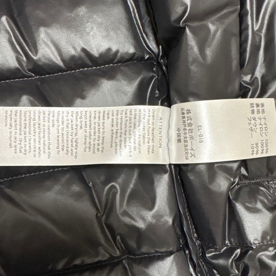 ＤＡＮＴＯＮライトダウンベストブラックレディースＭサイズ