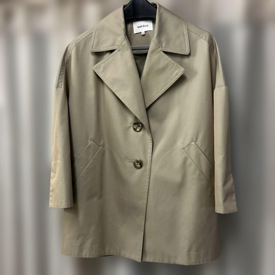 エンフォルド　シャンブレーギャバトレンチコート　36