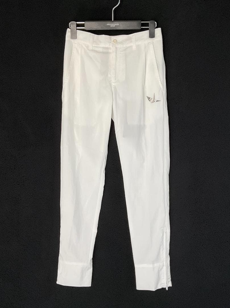 【未使用品】1PIU1UGUALE3 GOLF 裾ジップロゴパンツ サイズS