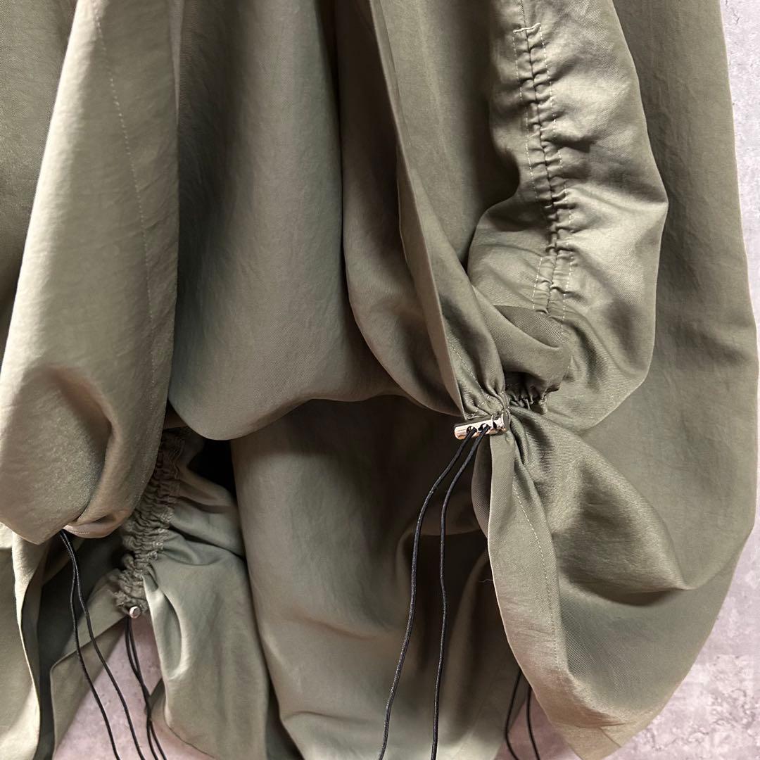 美シルエット◎ JUDDY CORN サロペットスカート日本製 裾ドロスト調節可