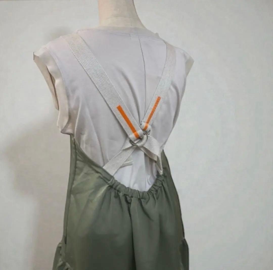 美シルエット◎ JUDDY CORN サロペットスカート日本製 裾ドロスト調節可