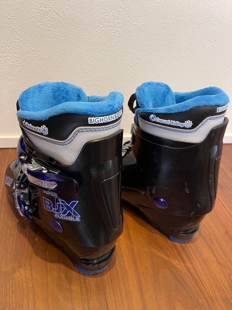 KAZAMA 子供用　スキー板120㎝ ブーツ ストック セット ブルー　キッズ