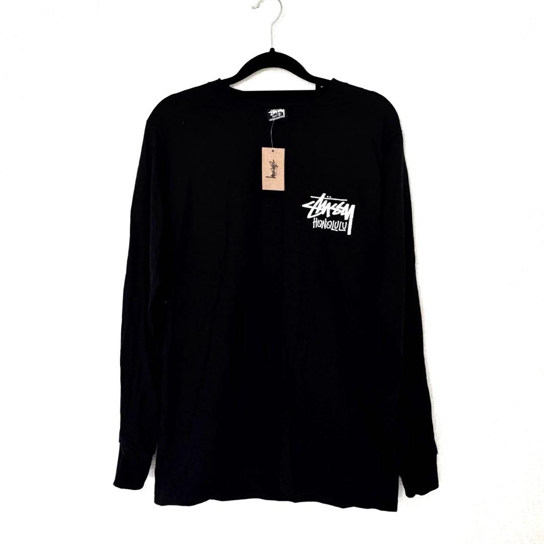 【ハワイホノルル店限定】STUSSY Honolulu ステューシーロンT 黒