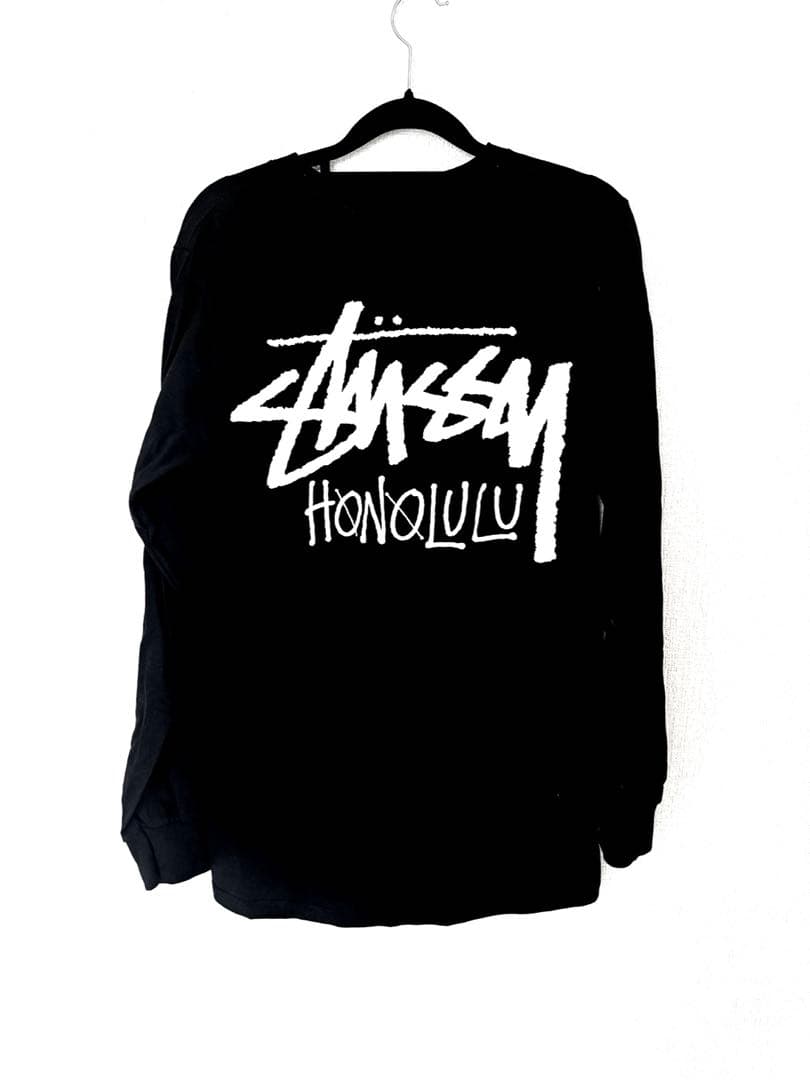 【ハワイホノルル店限定】STUSSY Honolulu ステューシーロンT 黒