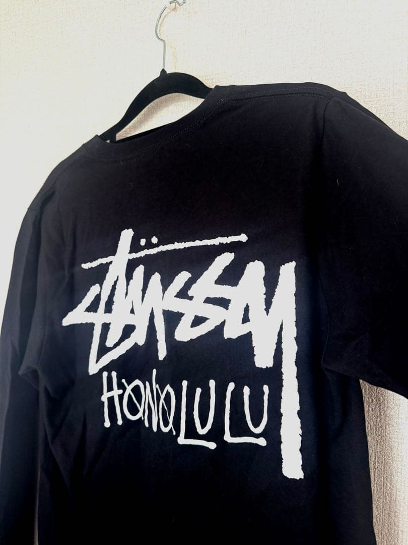 【ハワイホノルル店限定】STUSSY Honolulu ステューシーロンT 黒