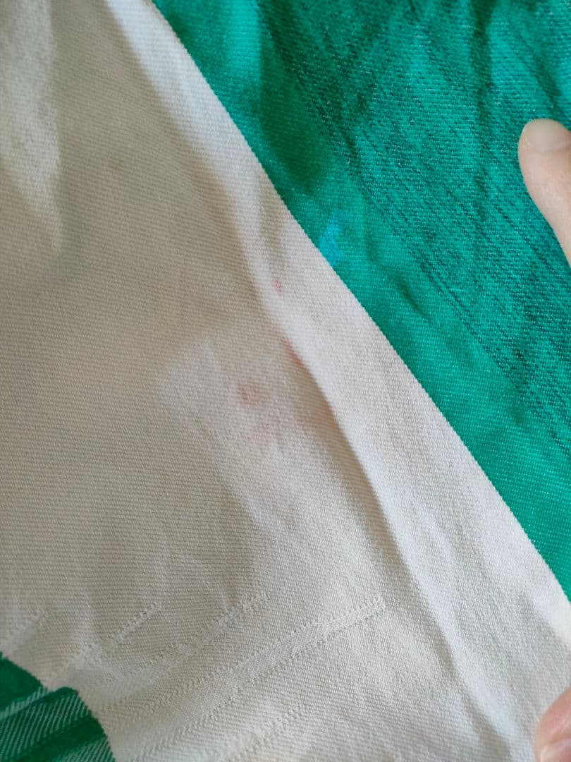 【古着】タマキニイメ タルンパンツ コットンチェック柄サルエルパンツ グリーン