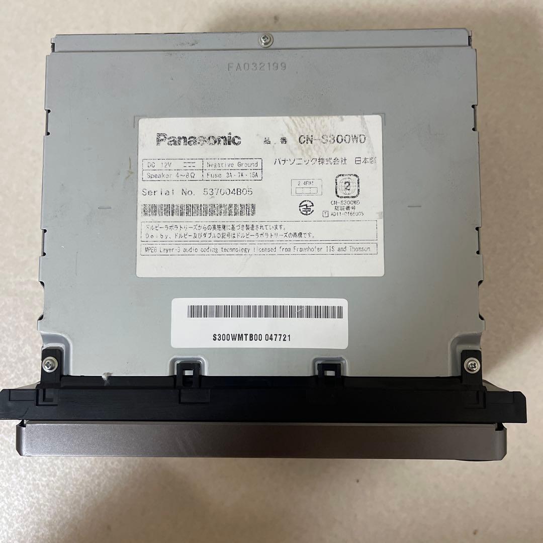 パナソニックカーナビゲーションシステム CN-S300WD MAP (2018)