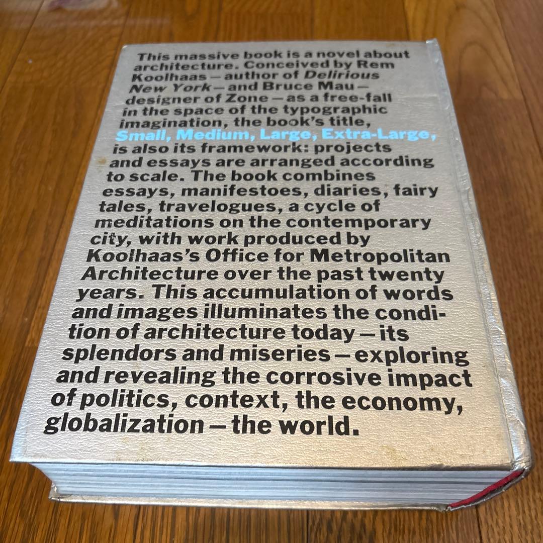 洋書 S,M,L,XL O.M.A. Rem Koolhaas Bruce Mau