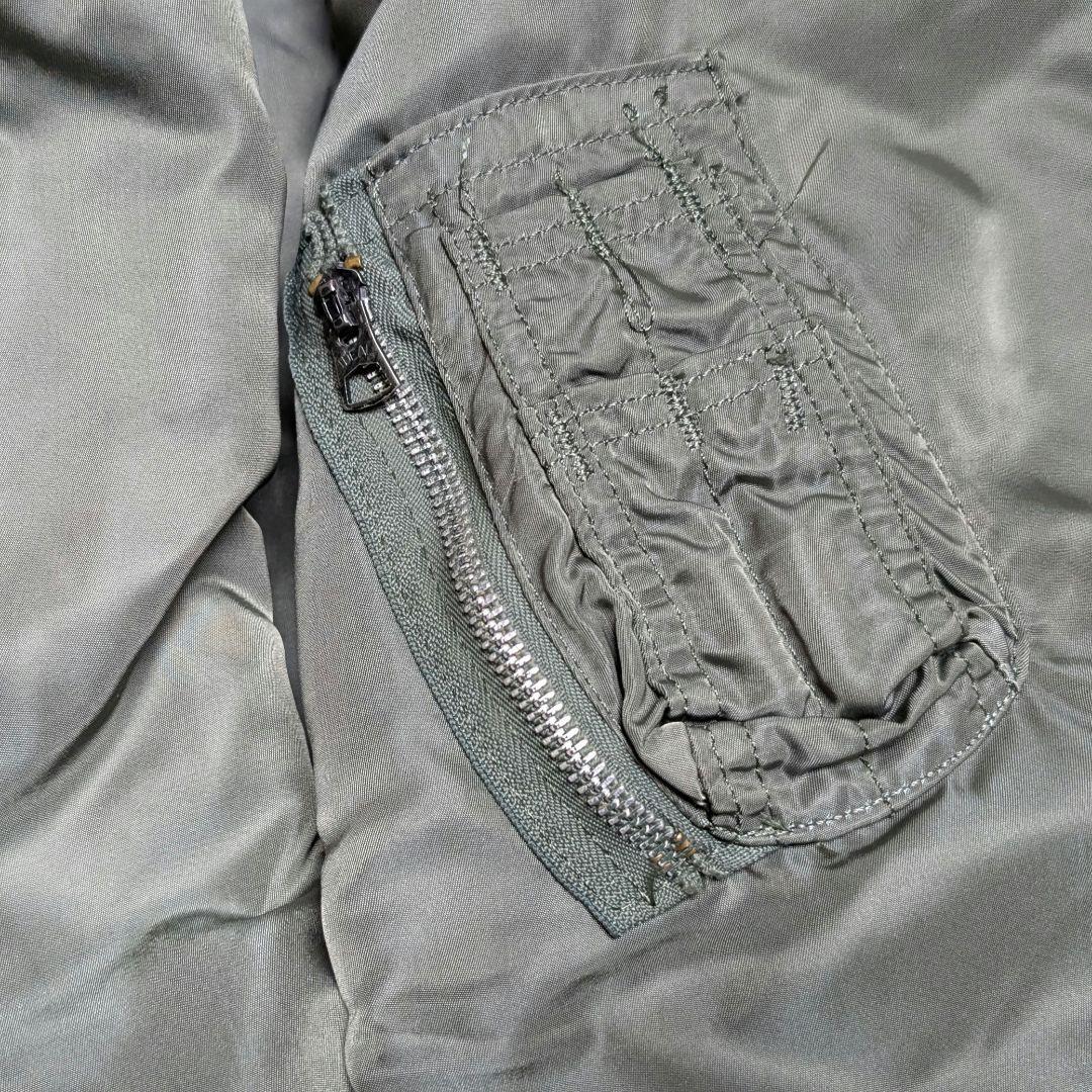 MA-1 ALPHA 70s USA製 3本タグ L ma1 ヴィンテージ