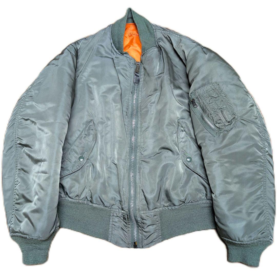 MA-1 ALPHA 70s USA製 3本タグ L ma1 ヴィンテージ