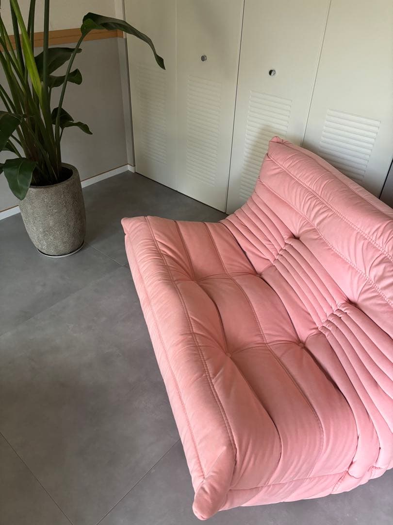 早い者勝ち! 美品 正規リーンロゼ トーゴ 2人掛け Lランク ウルトラスエード