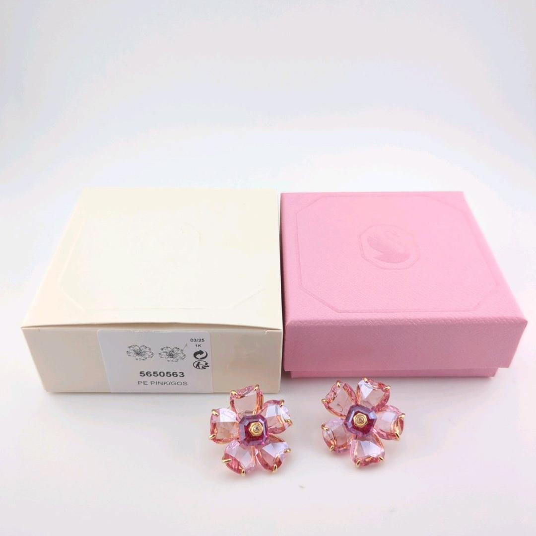 SWAROVSKI スワロフスキー Idyllia フラワー スタッドピアス