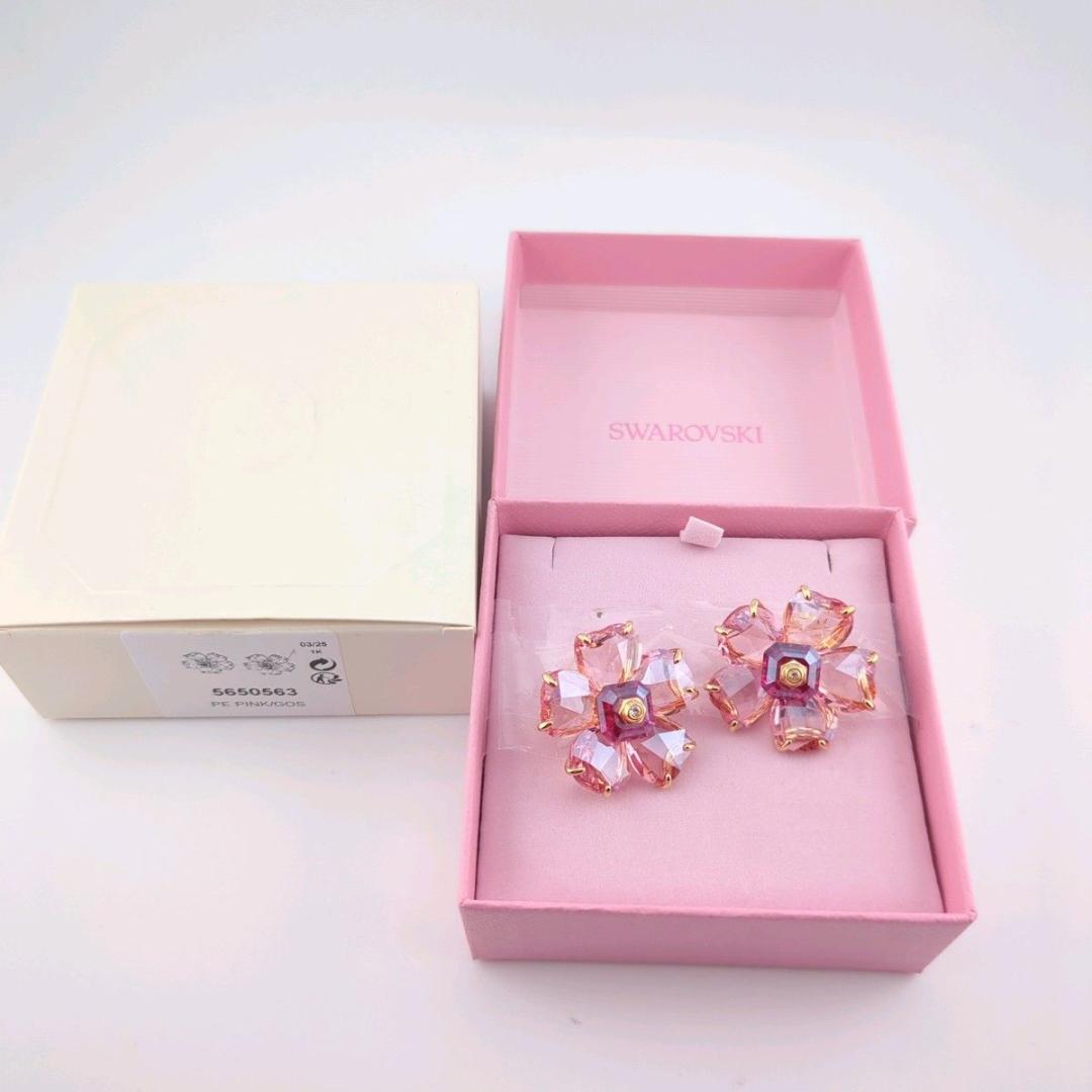 SWAROVSKI スワロフスキー Idyllia フラワー スタッドピアス