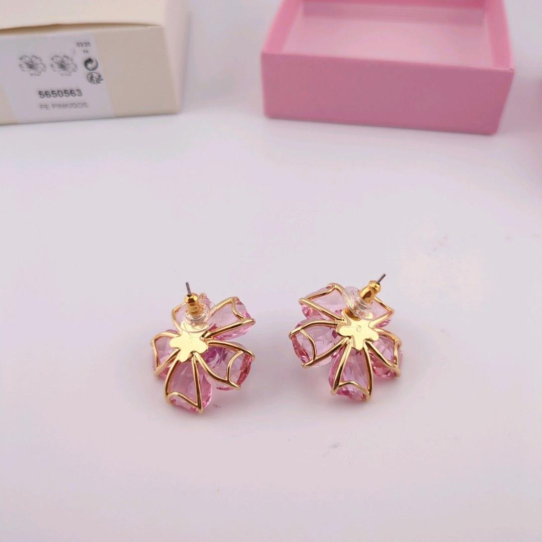 SWAROVSKI スワロフスキー Idyllia フラワー スタッドピアス