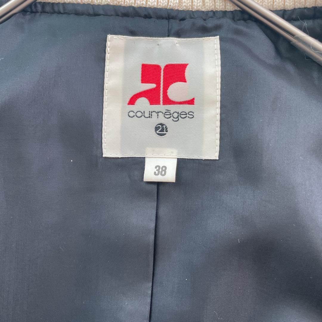 Courreges ワッペン　長袖　スタジャン