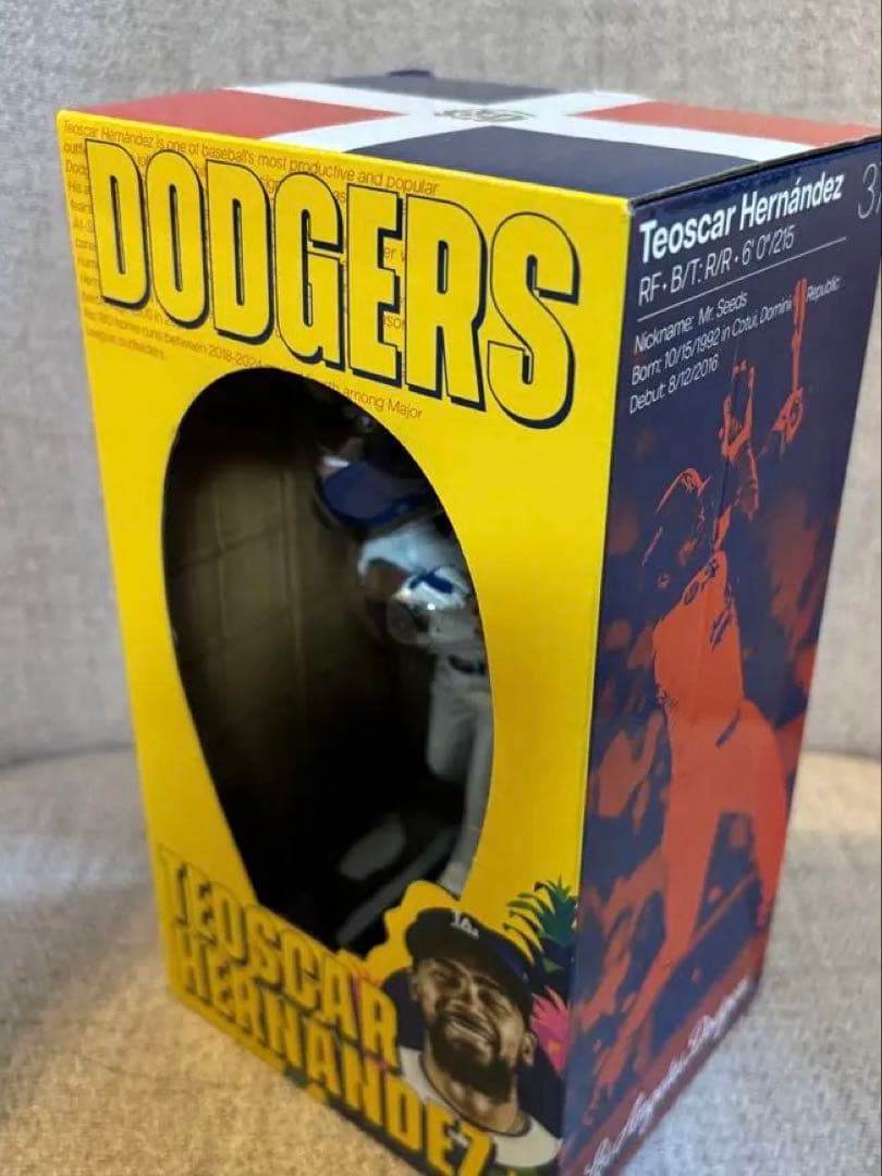 新品・未開封　値下げ★ドジャース ボブルヘッド #37 テオスカー・ヘルナンデス