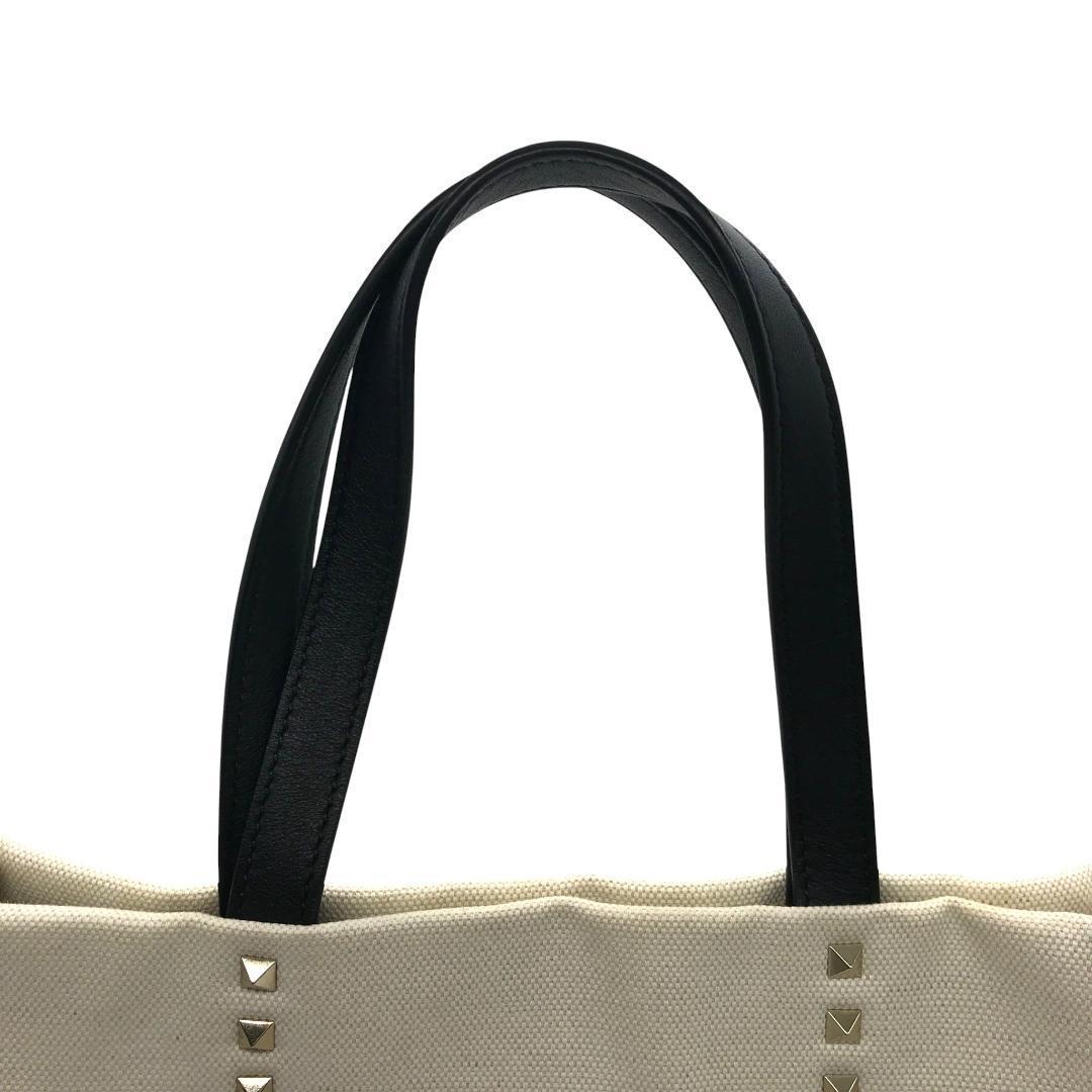【美品】VALENTINO ヴァレンティノ ロゴ キャンバス トートバック