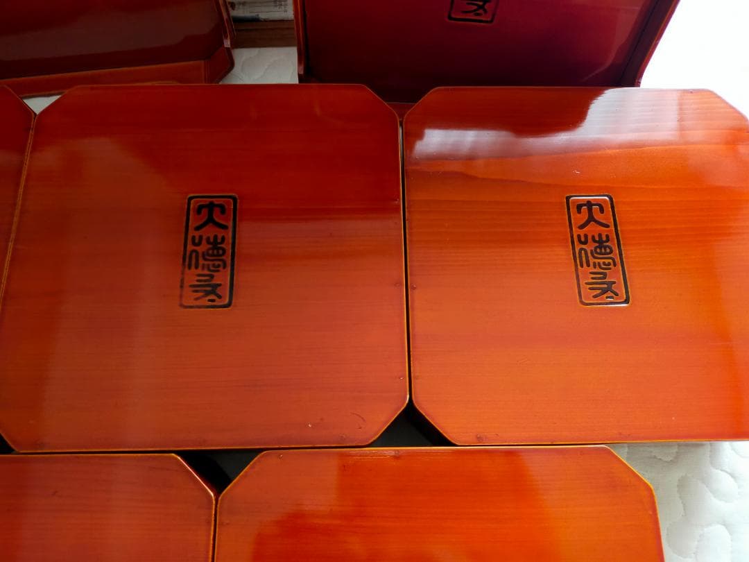 飛騨春慶塗 大徳寺重　大徳寺弁当 5客　茶事　点心