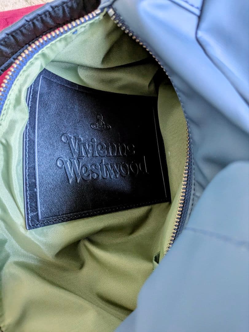 vivienne westwood MAN ロゴベルト メンズリュック NAVY