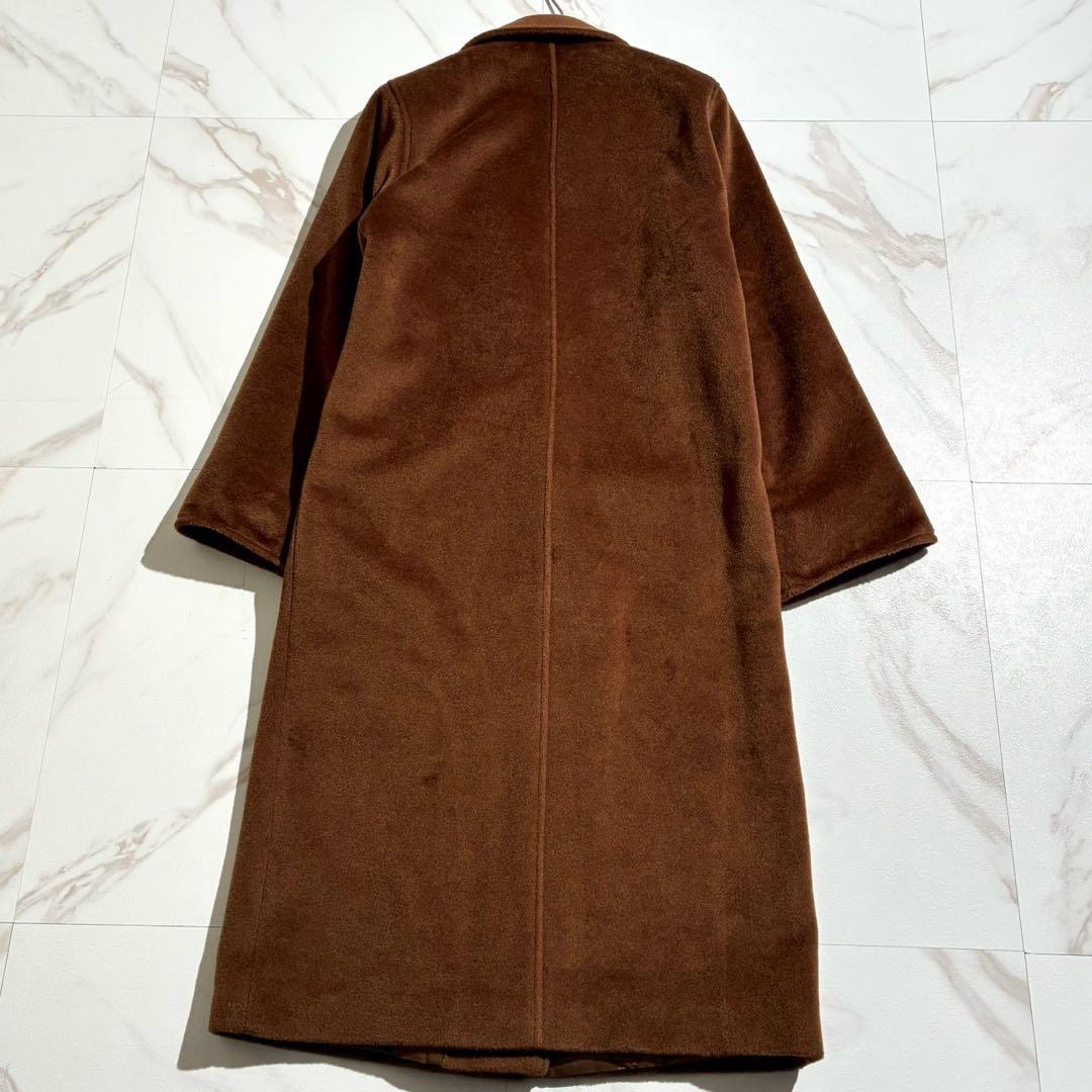 スポーツマックスマーラ スーパーカシミヤ ダブルチェスターコート マキシ丈 40