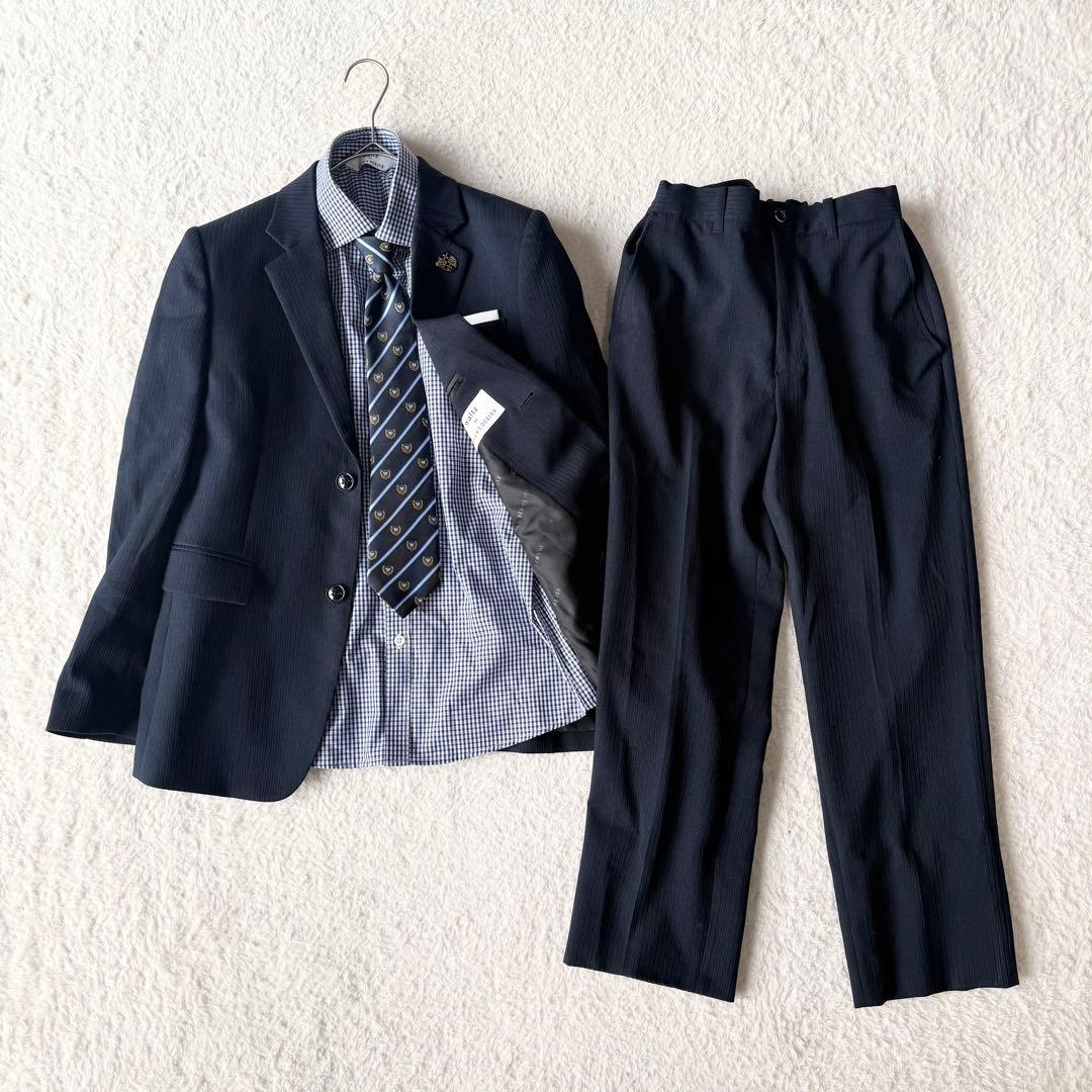 ワルツバイビームス スーツ 卒服 セットアップ 160cm ネイビー 未使用級