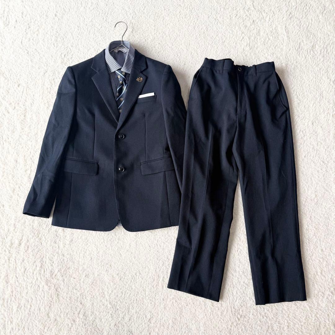 ワルツバイビームス スーツ 卒服 セットアップ 160cm ネイビー 未使用級