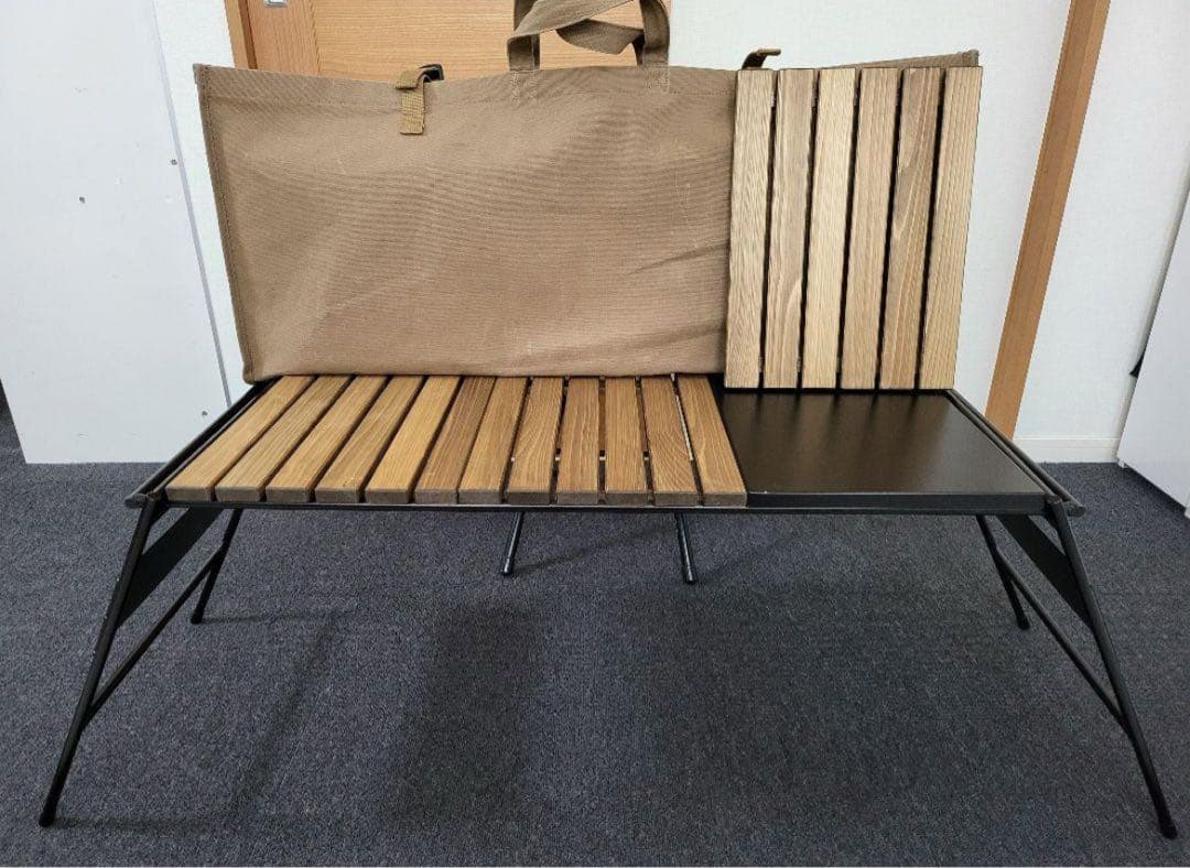 アイアン工房 アイアンテーブル+ブラックマルチプレート 専用バック付き